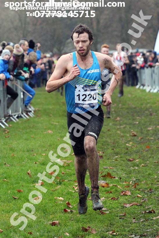 Senior and under-23 men, 2019 European Cross Country Trials and British Cross Challenge, Sefton Park, Liverpool.  Photo: David T. Hewitson/Sports for All Pics